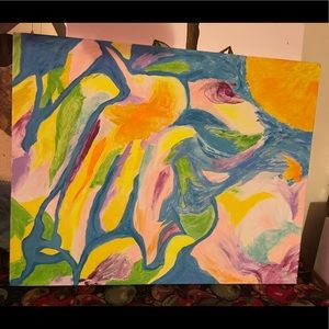 Abstract painting, beautiful expressions